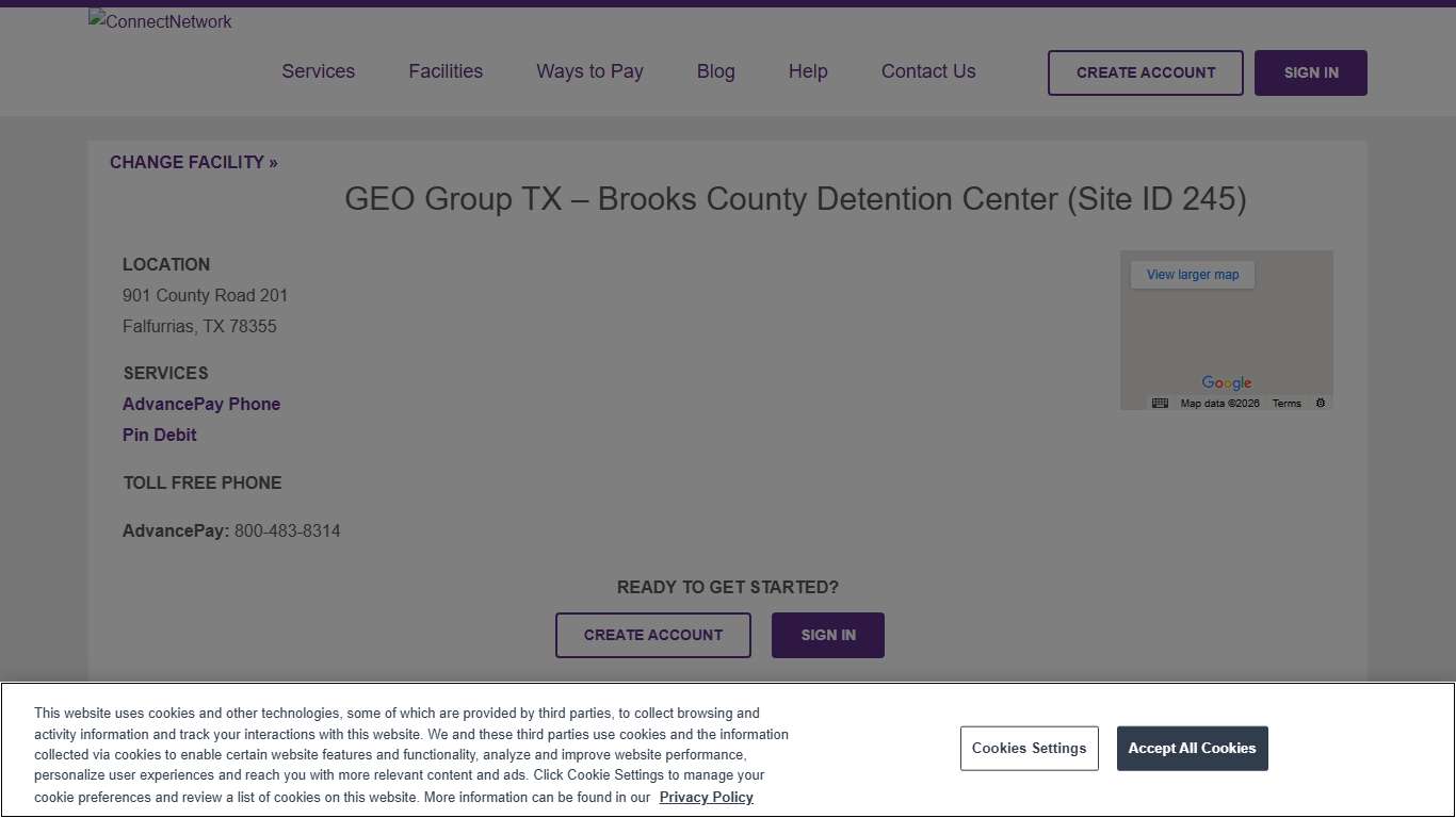 GEO Group TX – Brooks County Detention Center | ConnectNetwork